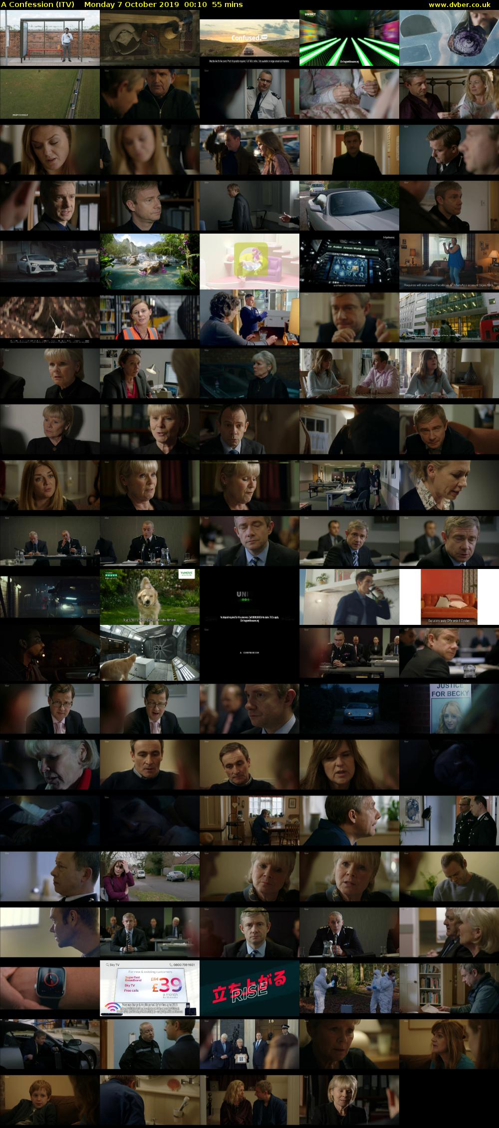 A Confession (ITV) Monday 7 October 2019 00:10 - 01:05