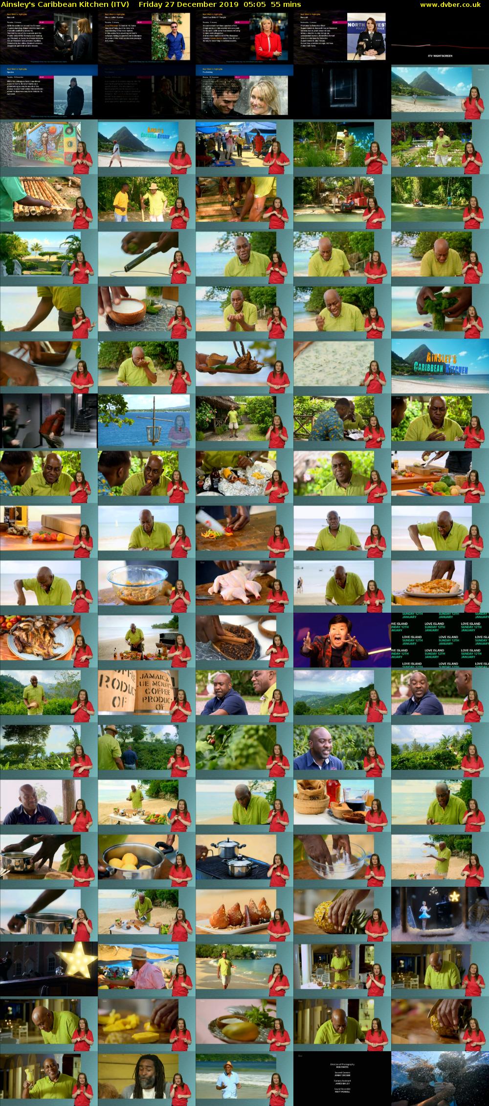 Ainsley's Caribbean Kitchen (ITV) Friday 27 December 2019 05:05 - 06:00
