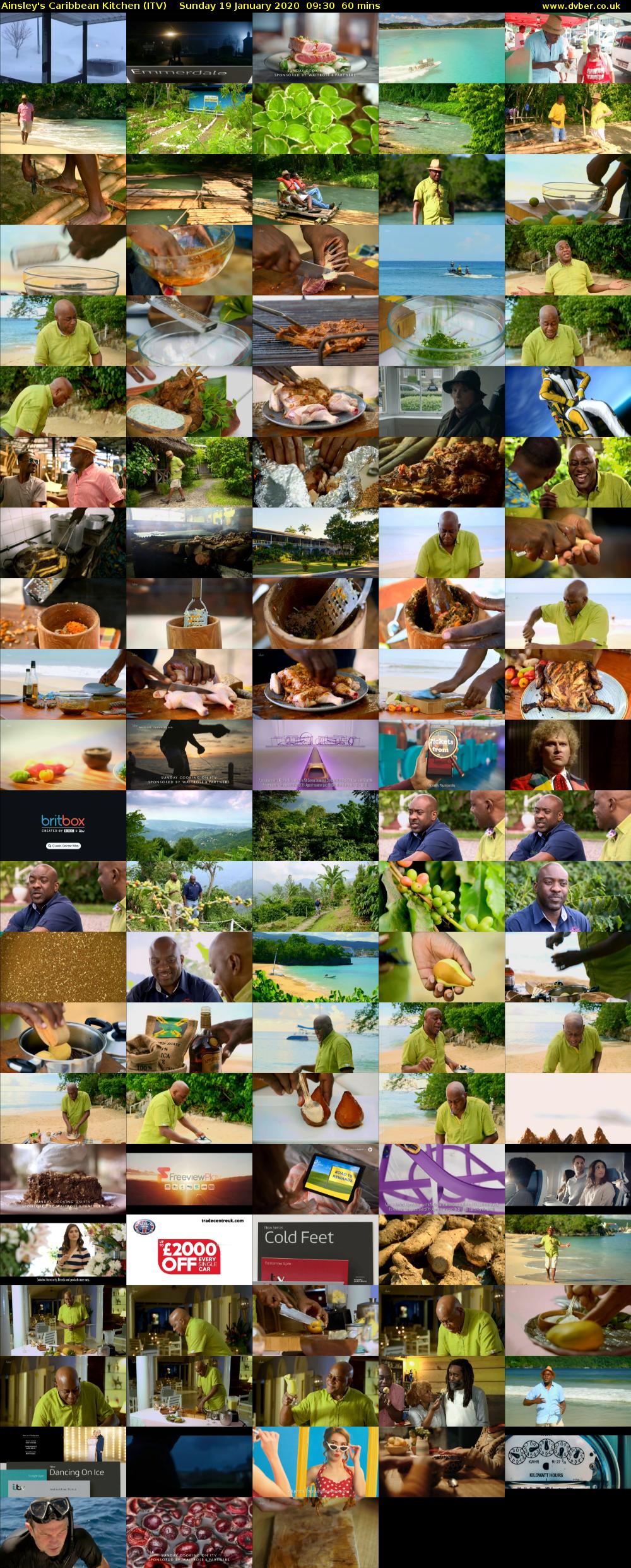 Ainsley's Caribbean Kitchen (ITV) Sunday 19 January 2020 09:30 - 10:30