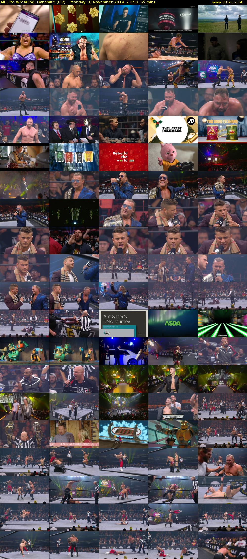 All Elite Wrestling: Dynamite (ITV) Monday 18 November 2019 23:50 - 00:45