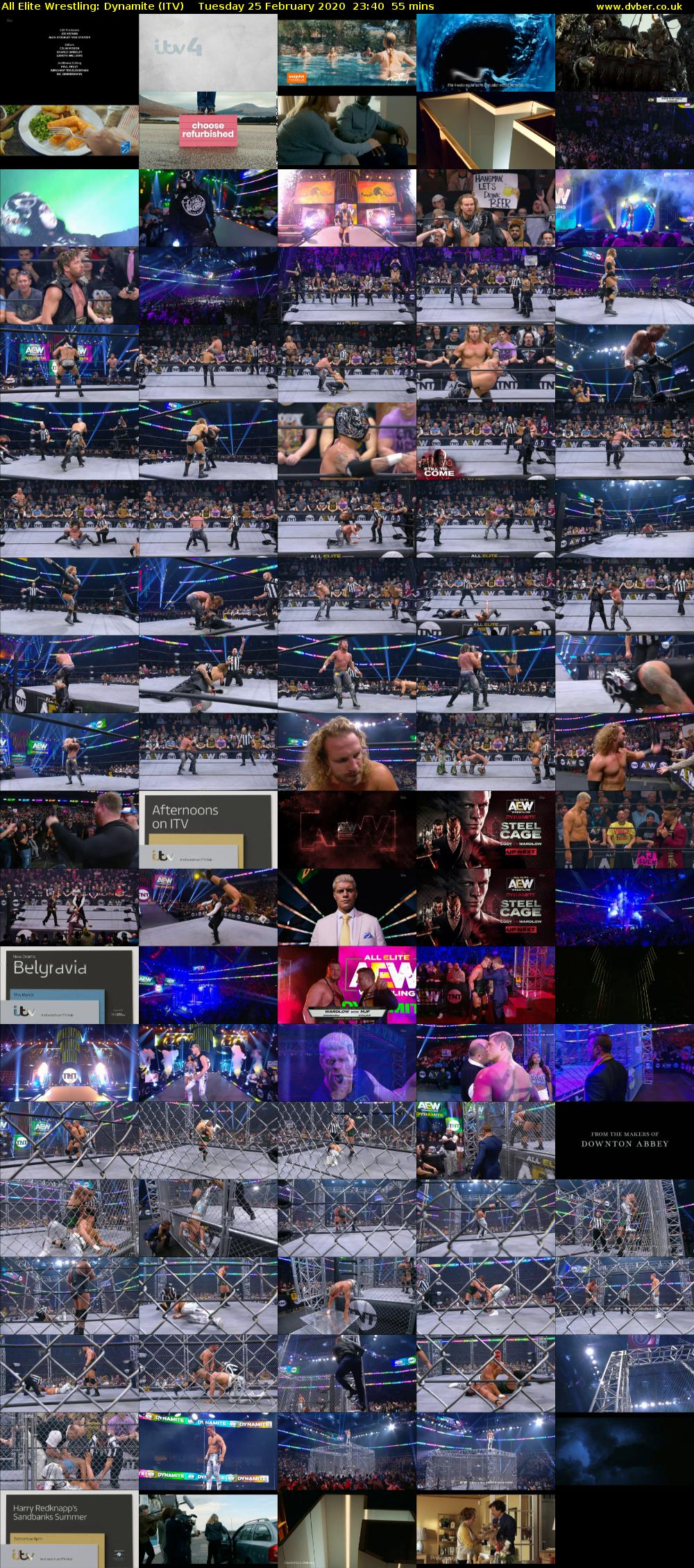 All Elite Wrestling: Dynamite (ITV) Tuesday 25 February 2020 23:40 - 00:35
