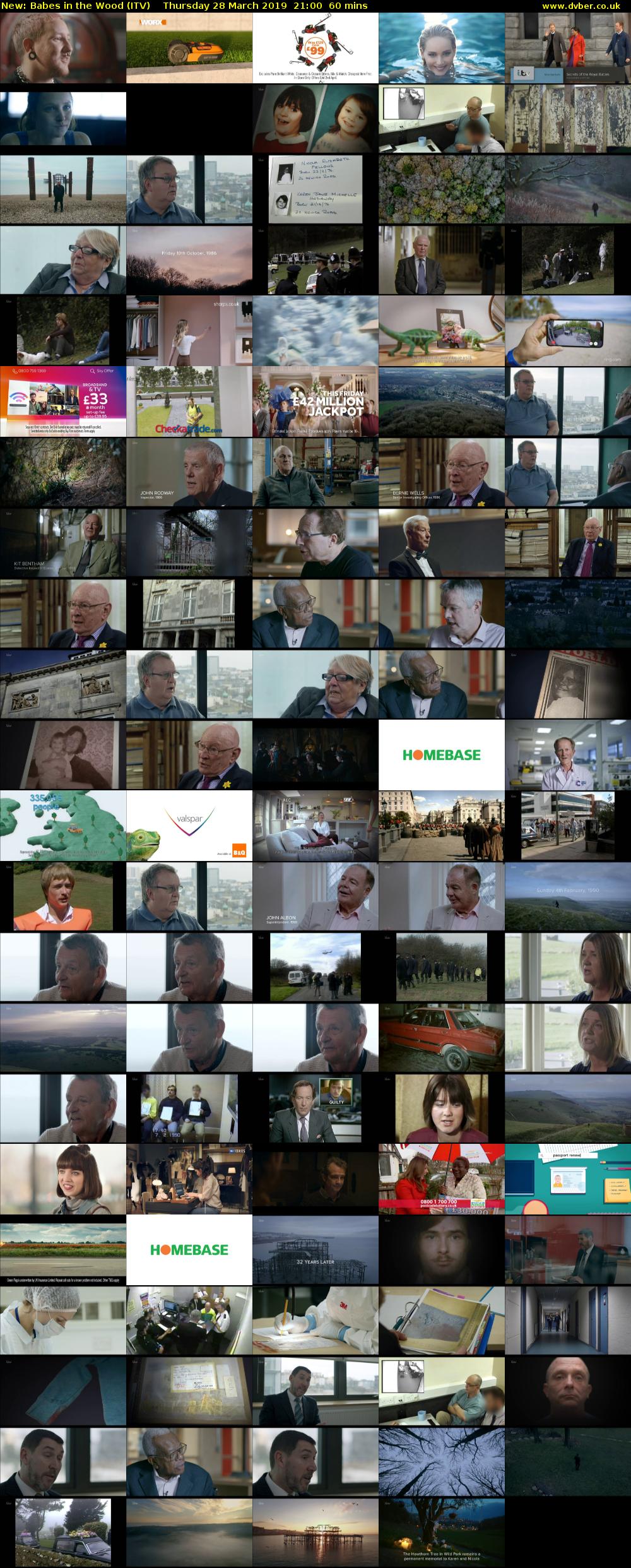 Babes in the Wood (ITV) Thursday 28 March 2019 21:00 - 22:00