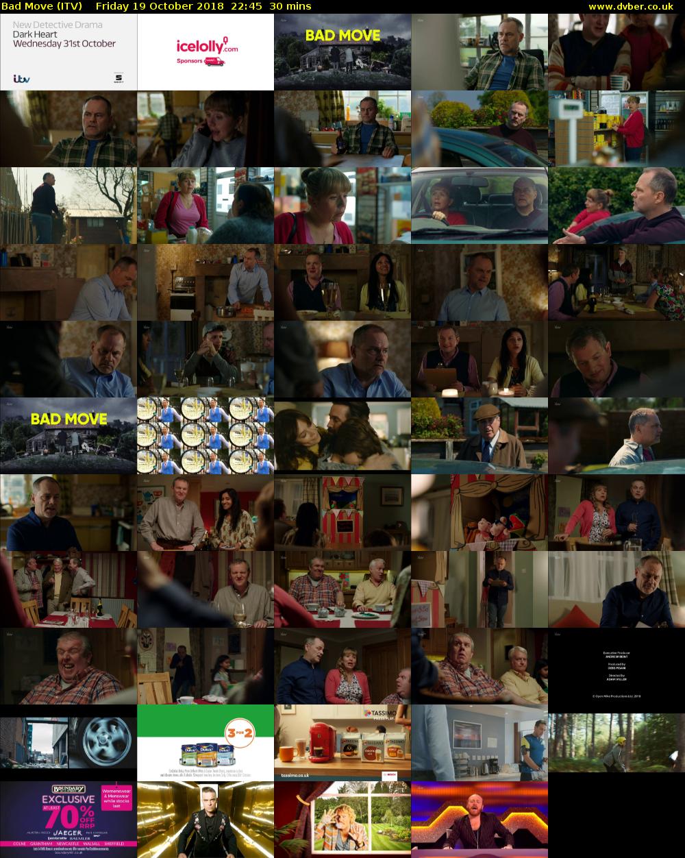 Bad Move (ITV) Friday 19 October 2018 22:45 - 23:15