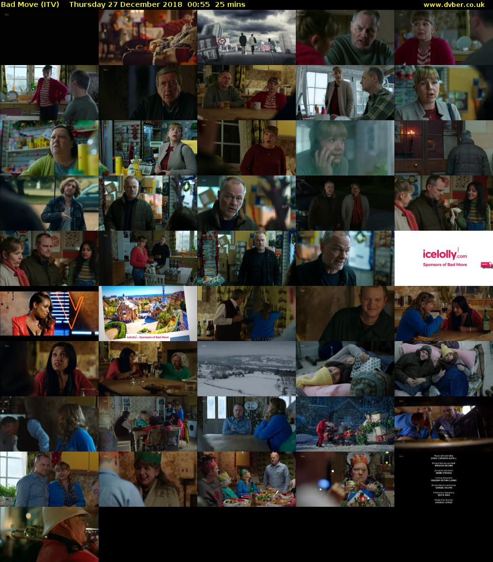 Bad Move (ITV) Thursday 27 December 2018 00:55 - 01:20