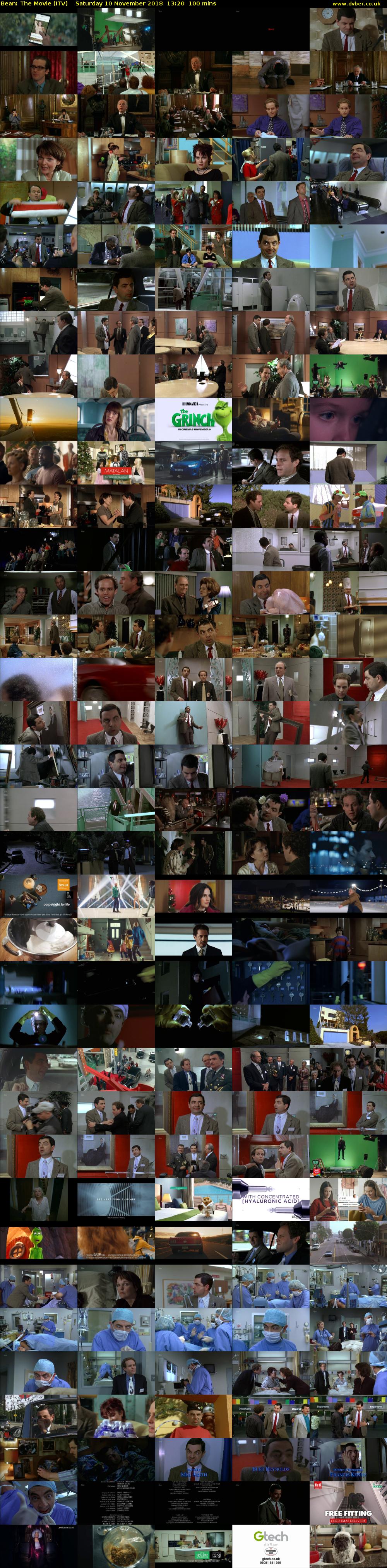 Bean: The Movie (ITV) Saturday 10 November 2018 13:20 - 15:00