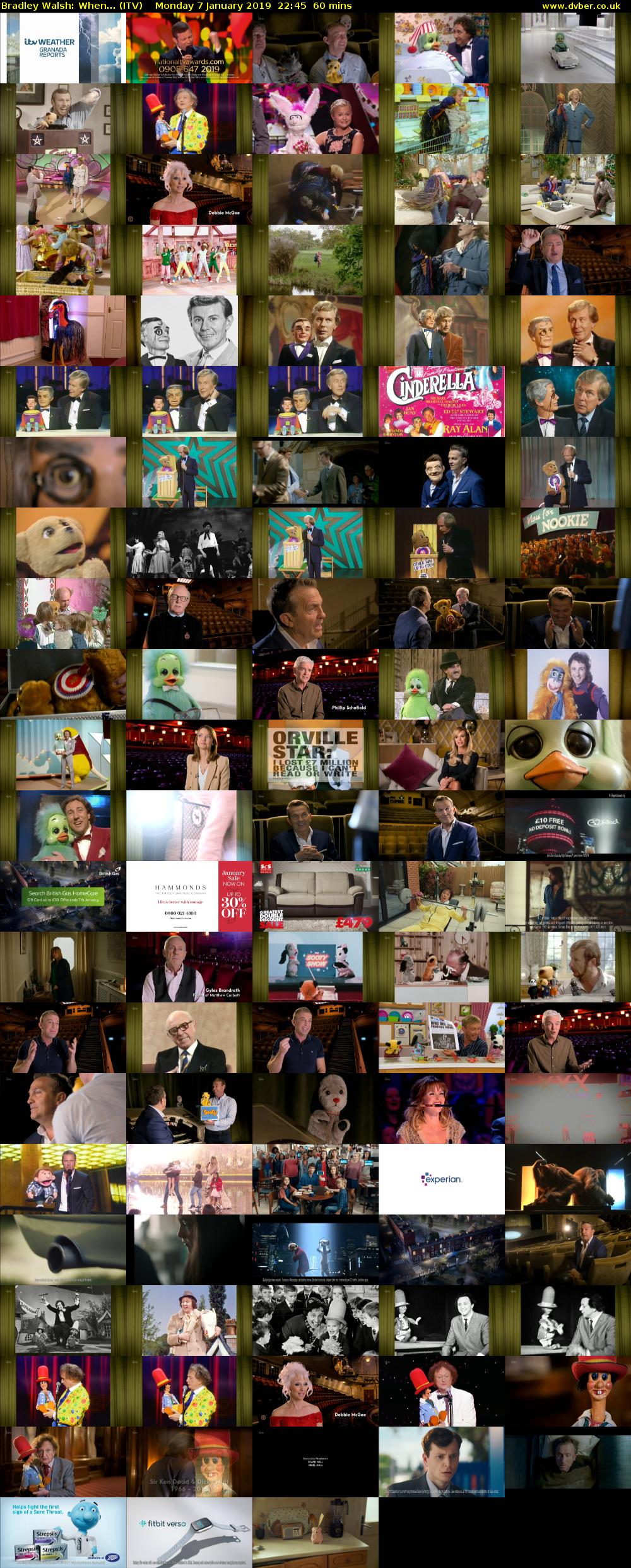 Bradley Walsh: When... (ITV) Monday 7 January 2019 22:45 - 23:45