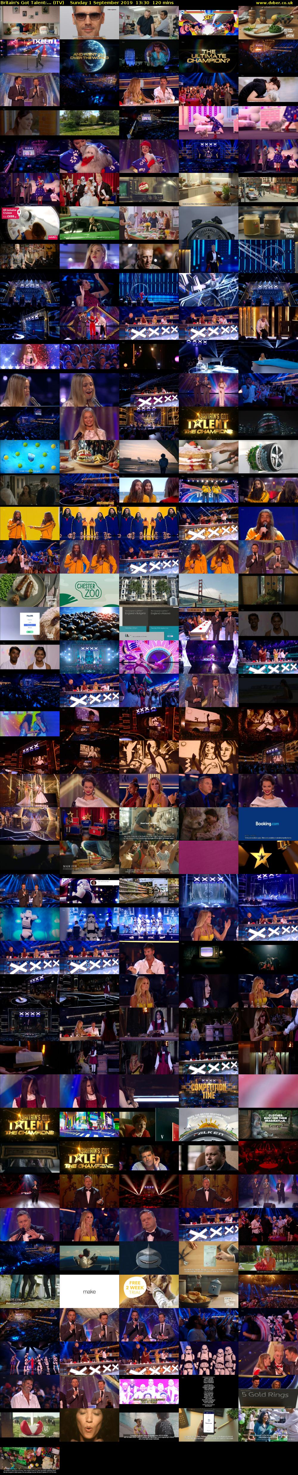 Britain's Got Talent:... (ITV) Sunday 1 September 2019 13:30 - 15:30