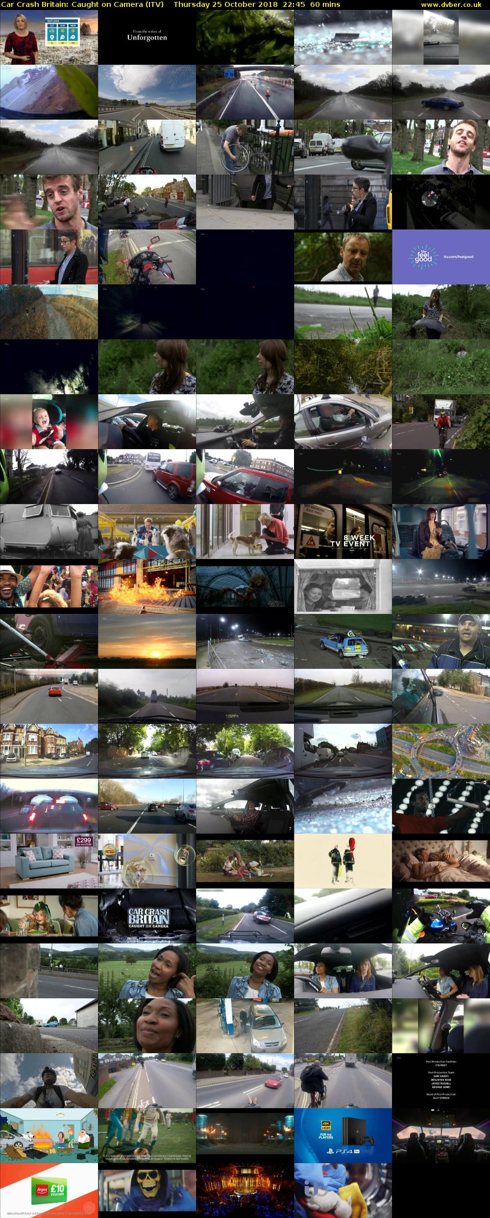 Car Crash Britain: Caught on Camera (ITV) Thursday 25 October 2018 22:45 - 23:45