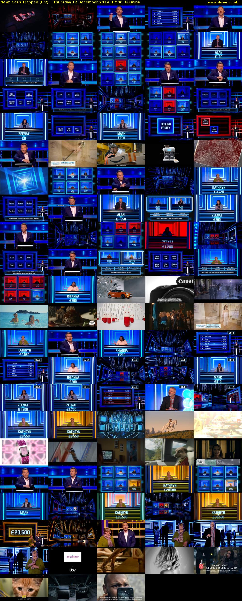 Cash Trapped (ITV) Thursday 12 December 2019 17:00 - 18:00