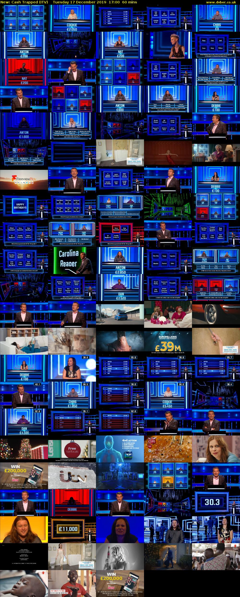 Cash Trapped (ITV) Tuesday 17 December 2019 17:00 - 18:00