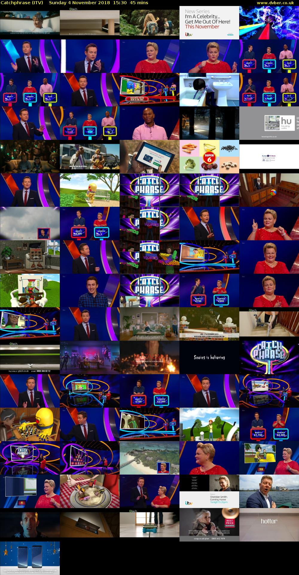 Catchphrase (ITV) Sunday 4 November 2018 15:30 - 16:15