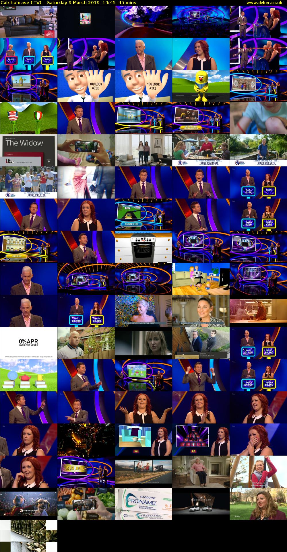 Catchphrase (ITV) Saturday 9 March 2019 14:45 - 15:30
