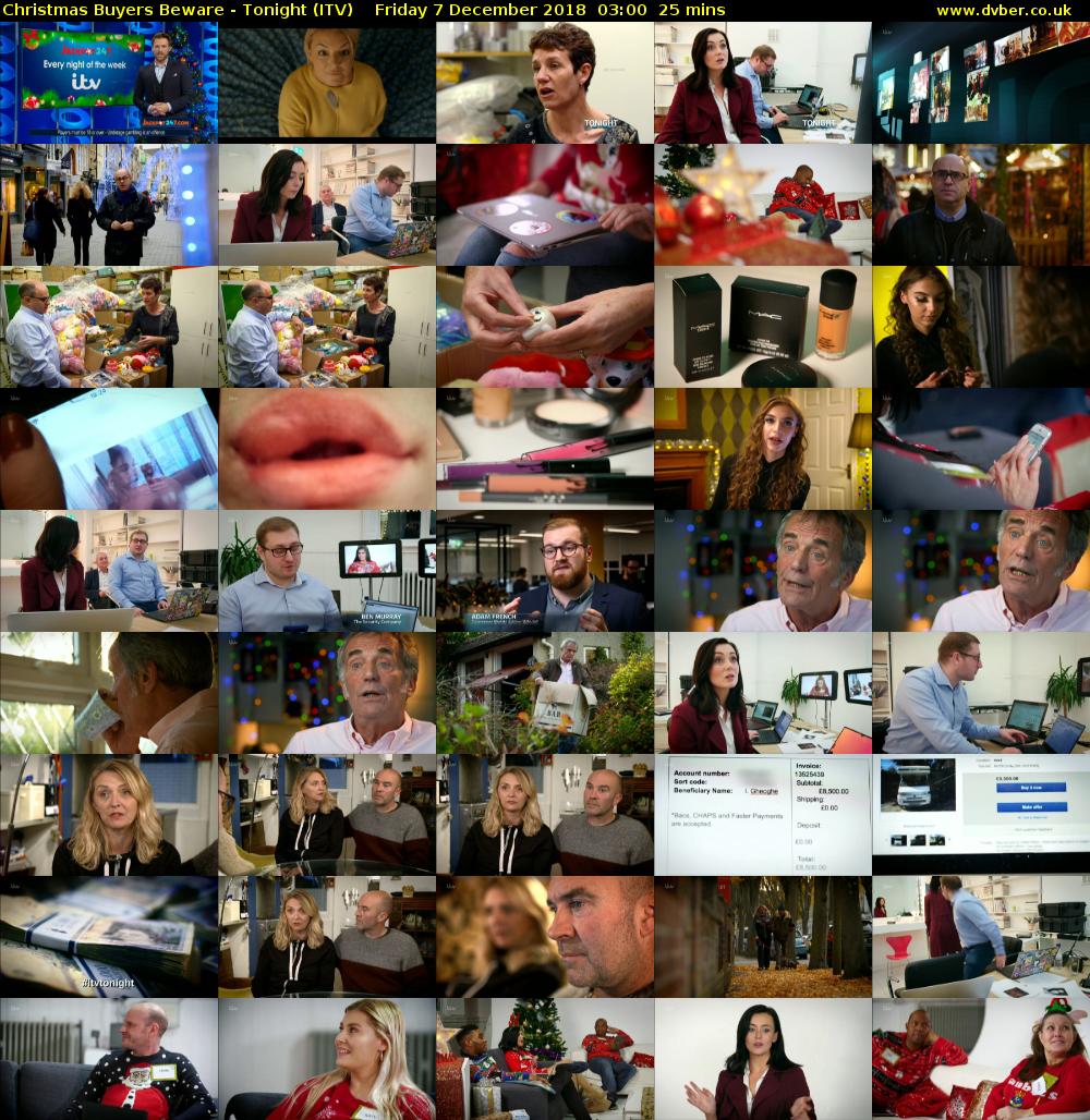 Christmas Buyers Beware - Tonight (ITV) Friday 7 December 2018 03:00 - 03:25