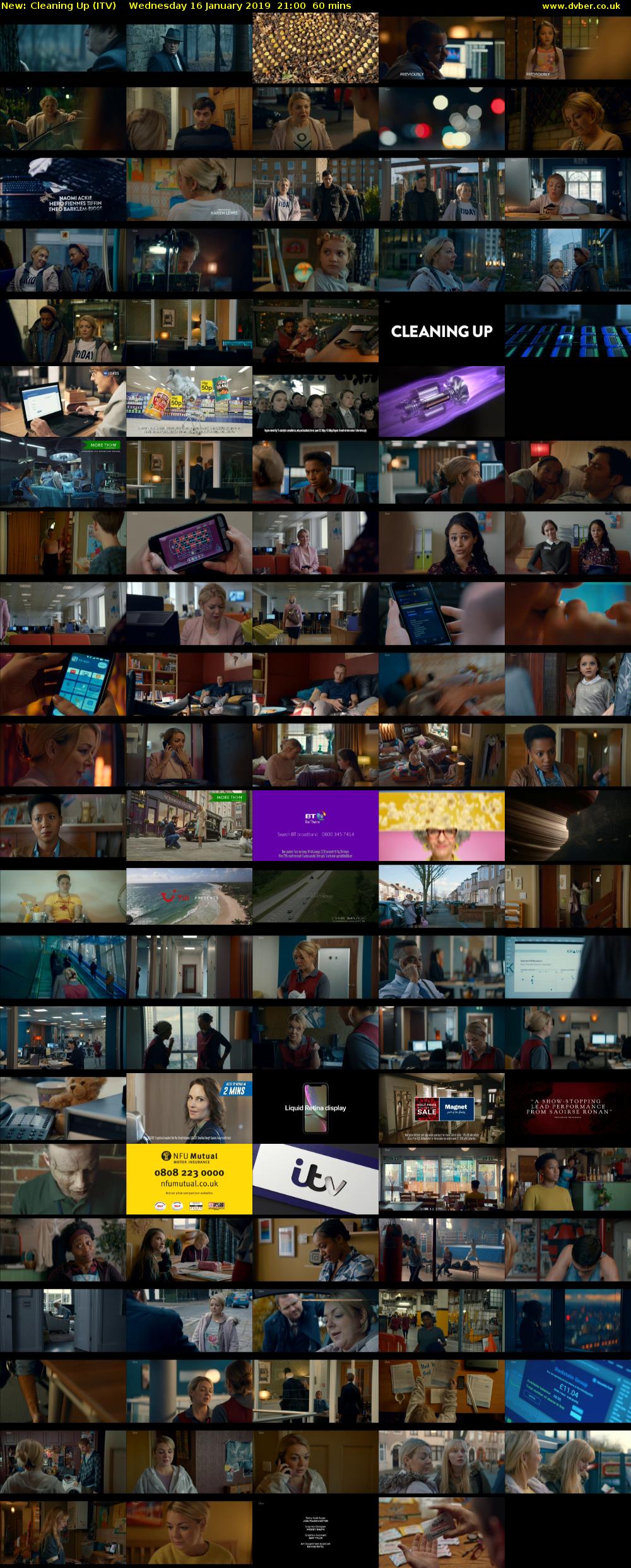 Cleaning Up (ITV) Wednesday 16 January 2019 21:00 - 22:00