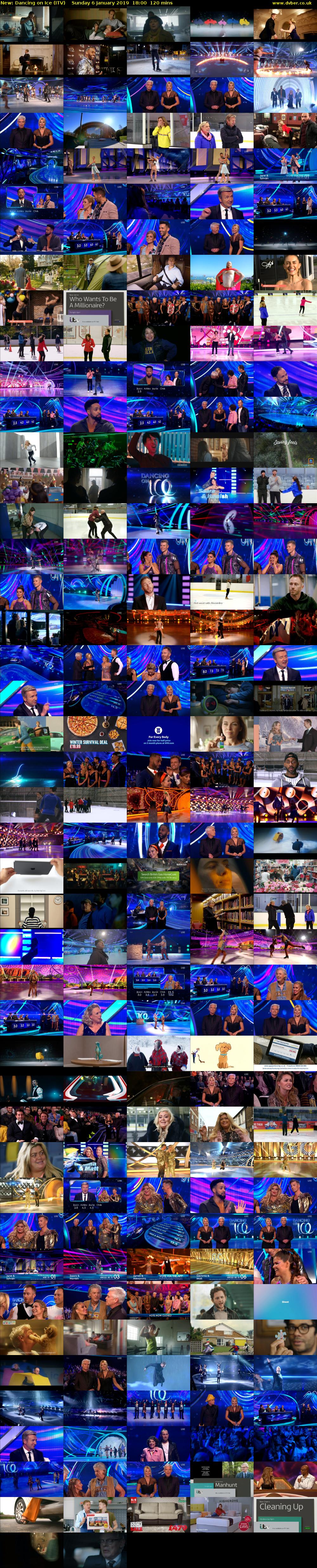 Dancing on Ice (ITV) Sunday 6 January 2019 18:00 - 20:00