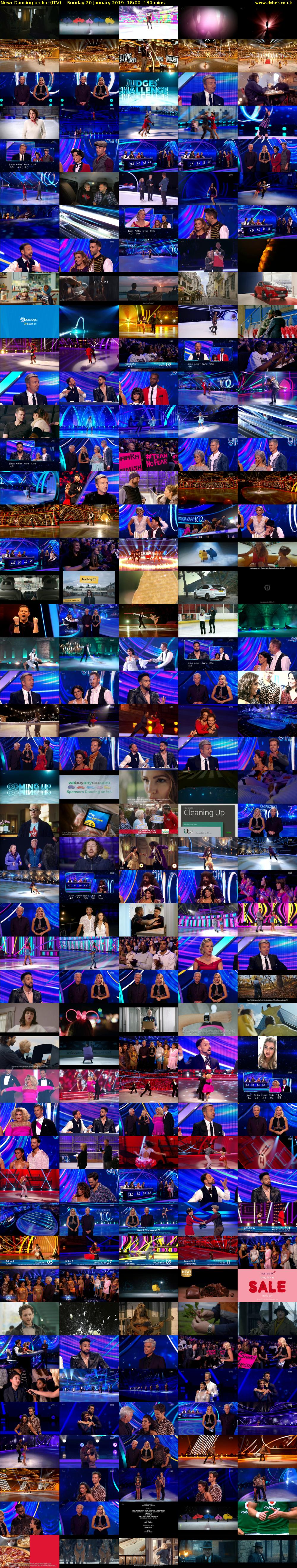 Dancing on Ice (ITV) Sunday 20 January 2019 18:00 - 20:10