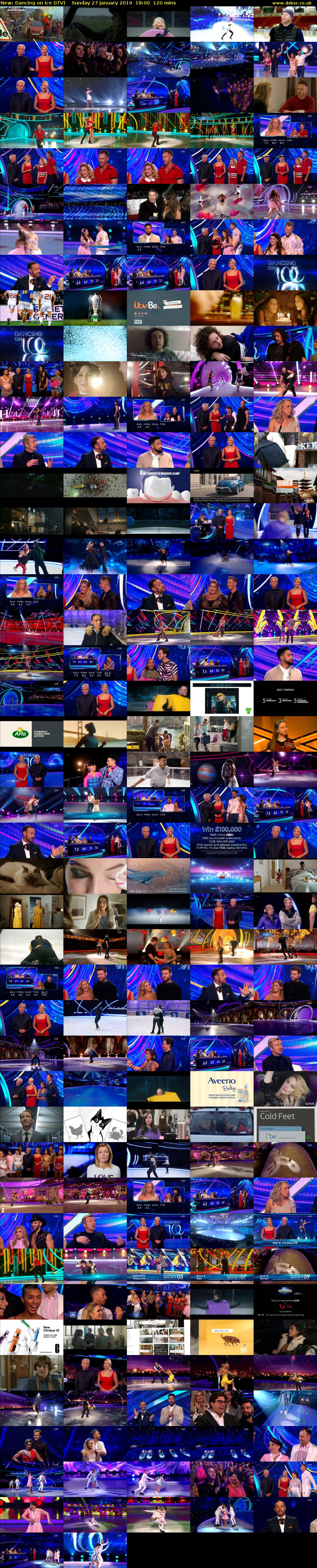 Dancing on Ice (ITV) Sunday 27 January 2019 18:00 - 20:00