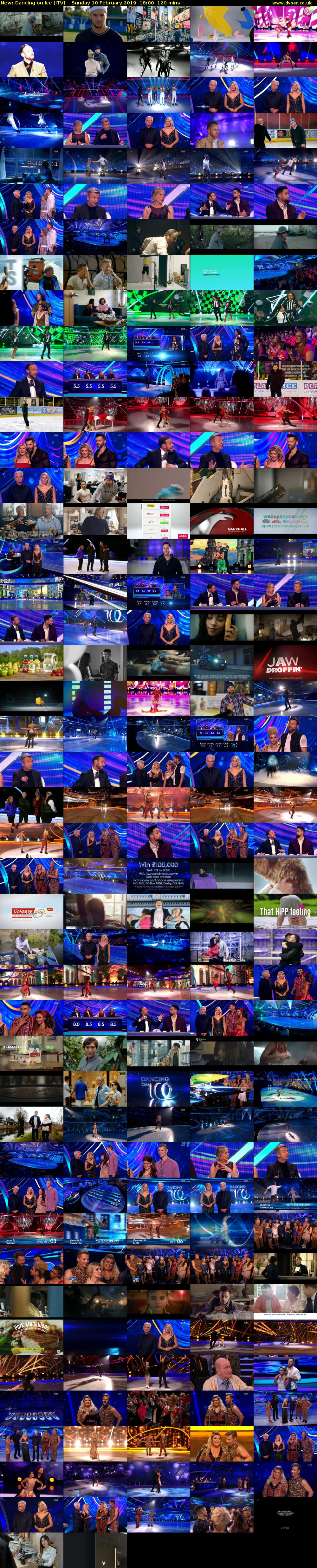 Dancing on Ice (ITV) Sunday 10 February 2019 18:00 - 20:00