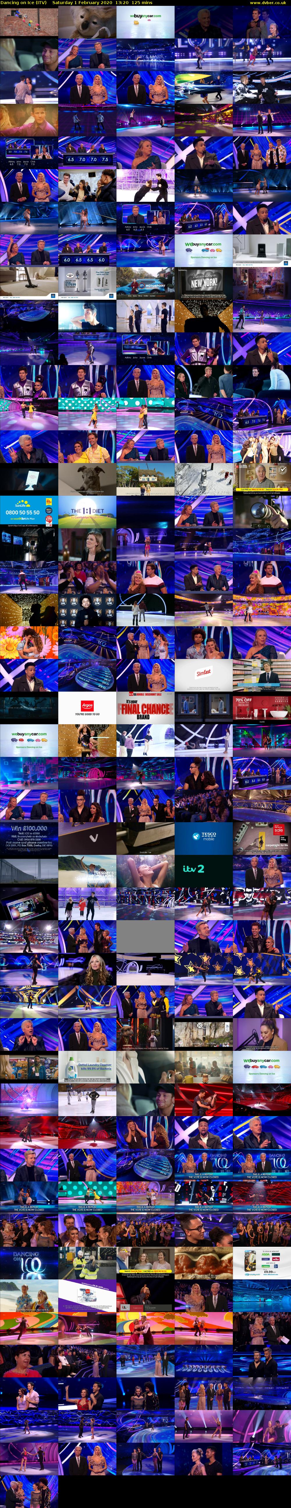 Dancing on Ice (ITV) Saturday 1 February 2020 13:20 - 15:25