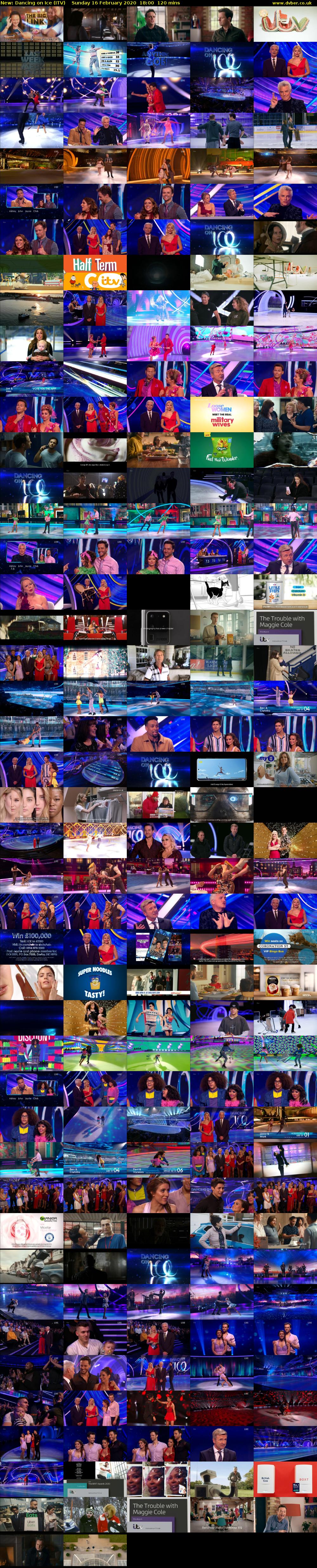 Dancing on Ice (ITV) Sunday 16 February 2020 18:00 - 20:00