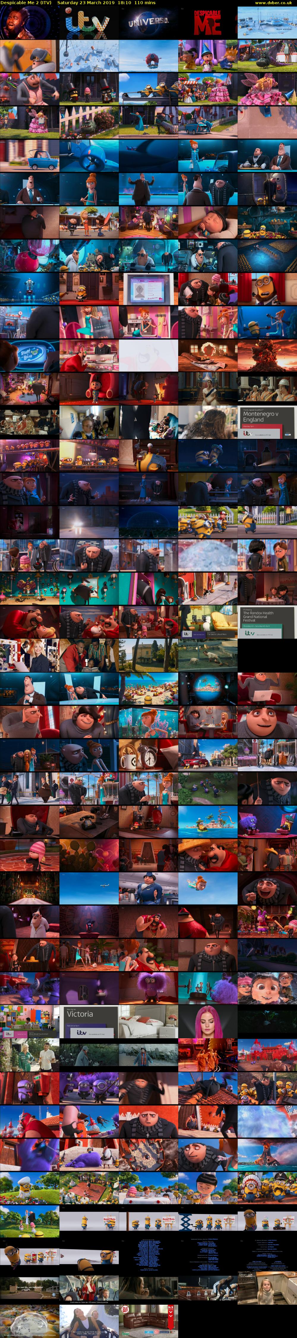Despicable Me 2 (ITV) Saturday 23 March 2019 18:10 - 20:00