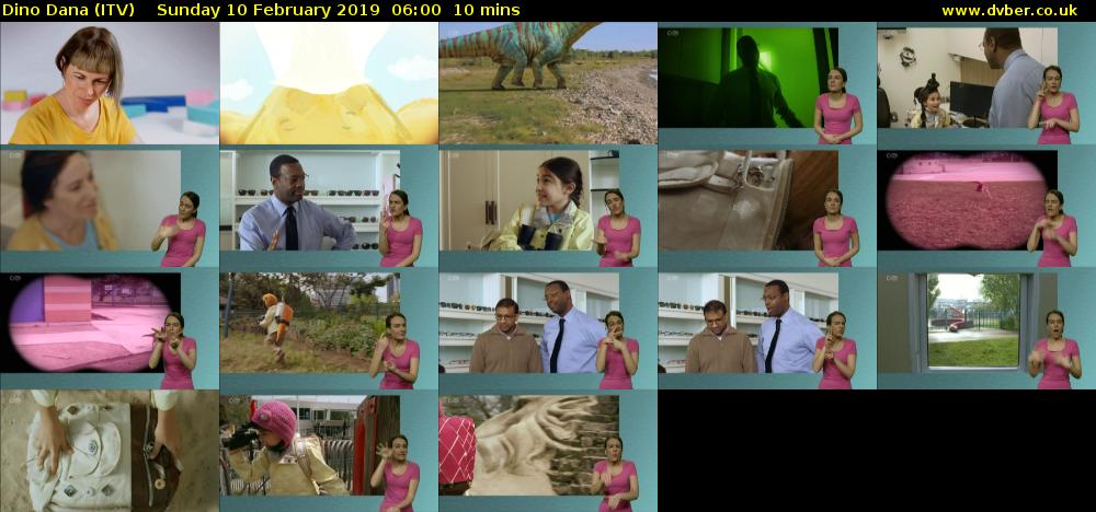 Dino Dana (ITV) Sunday 10 February 2019 06:00 - 06:10