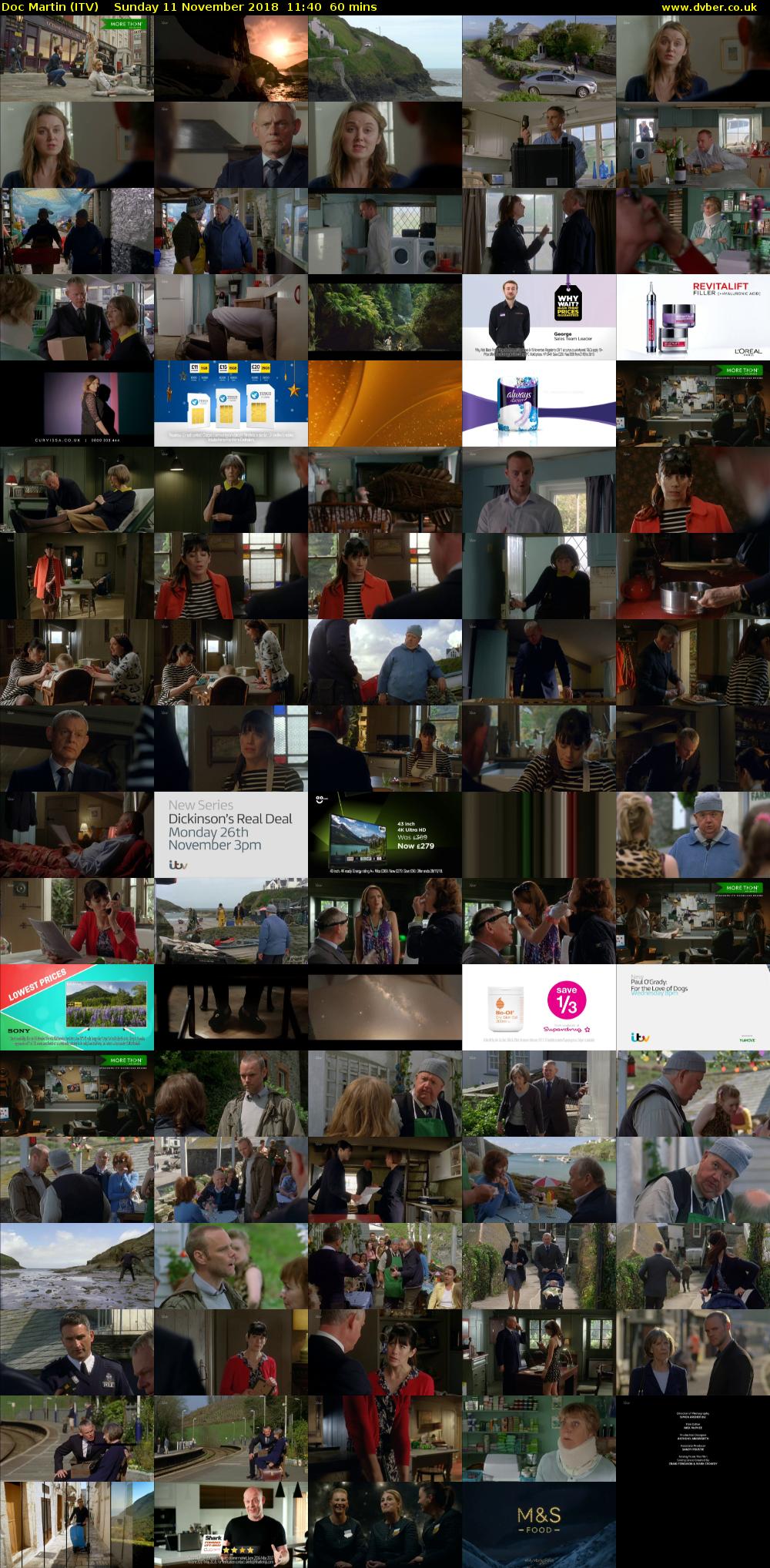 Doc Martin (ITV) Sunday 11 November 2018 11:40 - 12:40