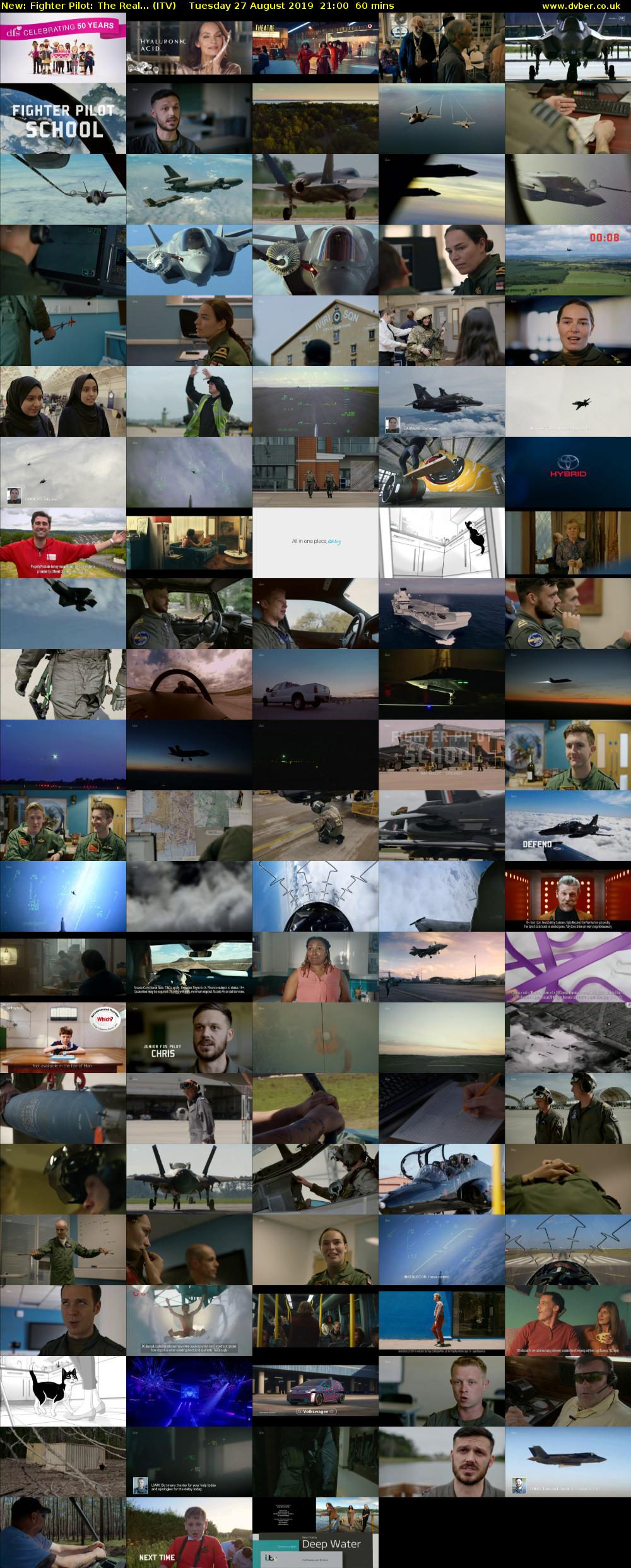 Fighter Pilot: The Real... (ITV) Tuesday 27 August 2019 21:00 - 22:00