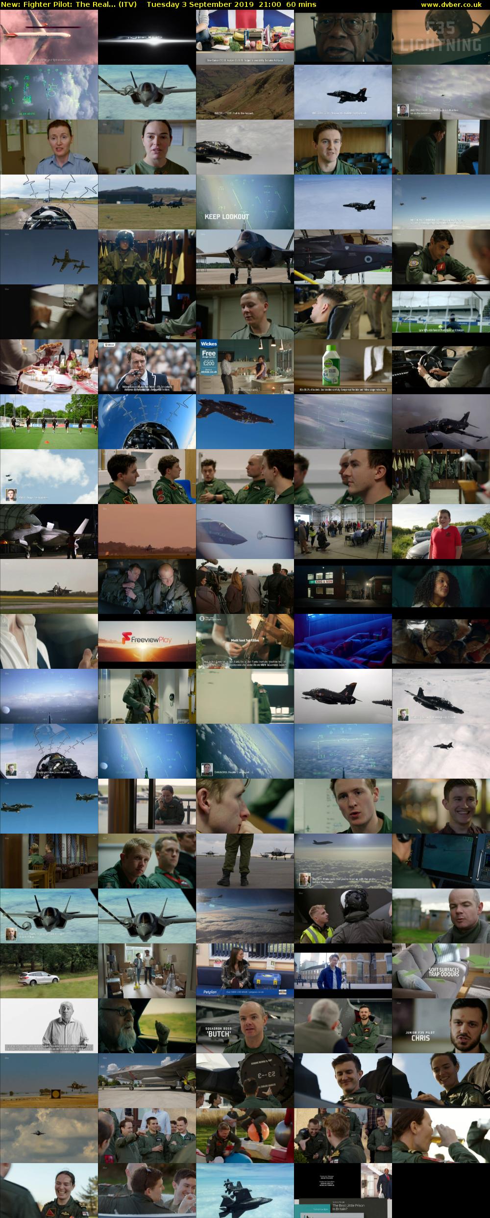 Fighter Pilot: The Real... (ITV) Tuesday 3 September 2019 21:00 - 22:00