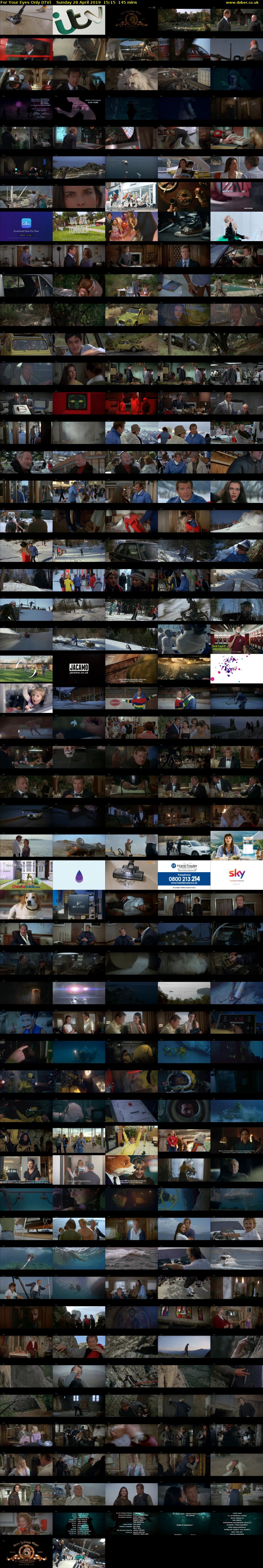 For Your Eyes Only (ITV) Sunday 28 April 2019 15:15 - 17:40