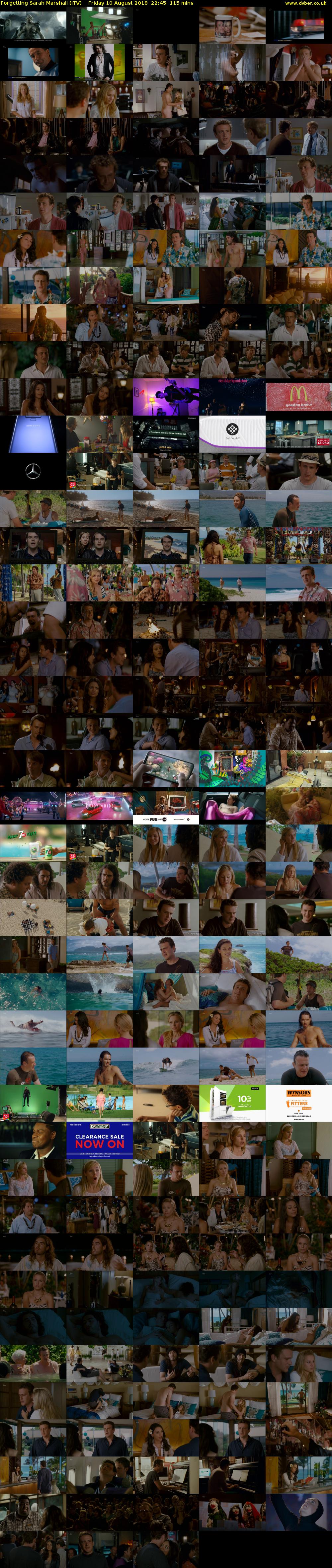 Forgetting Sarah Marshall (ITV) Friday 10 August 2018 22:45 - 00:40