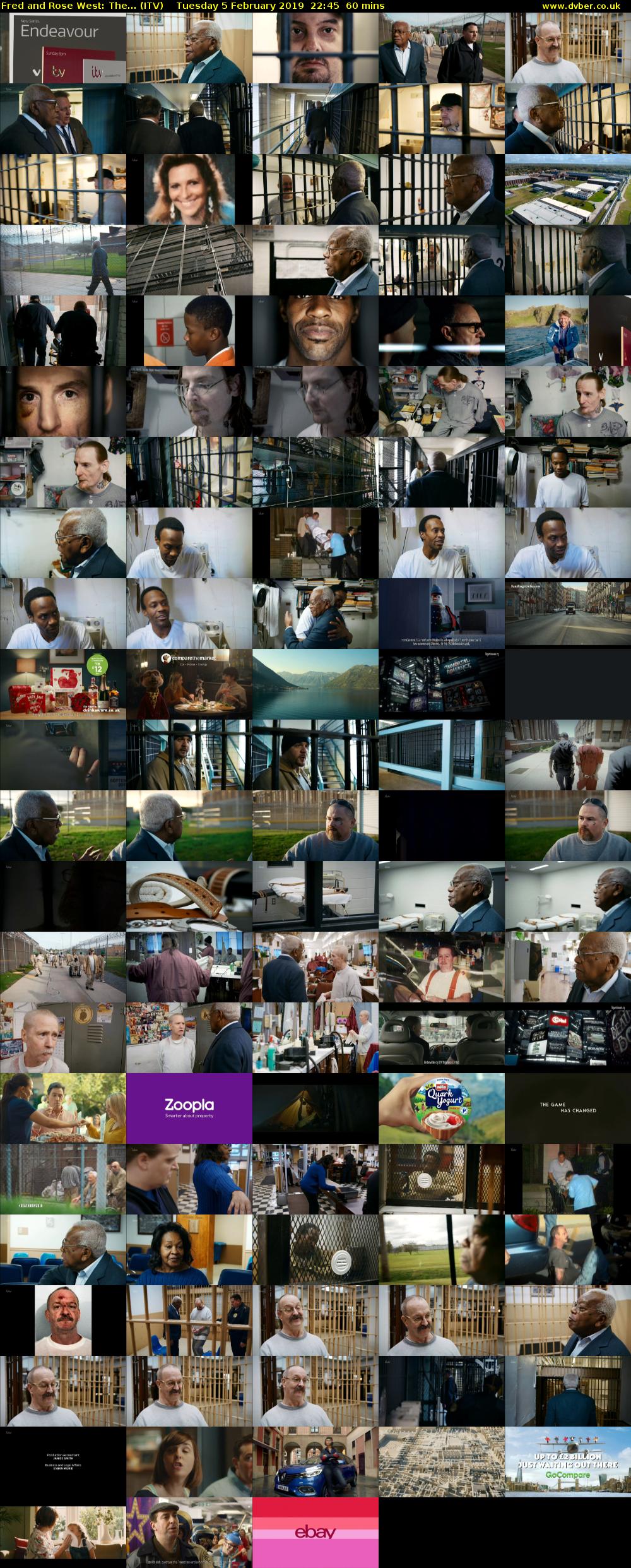 Fred and Rose West: The... (ITV) Tuesday 5 February 2019 22:45 - 23:45