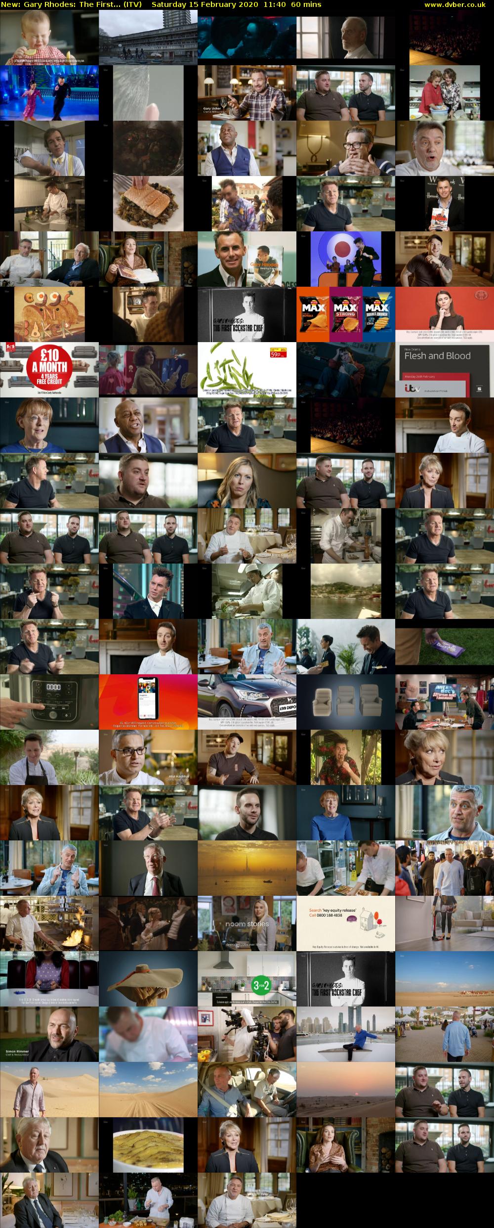 Gary Rhodes: The First... (ITV) Saturday 15 February 2020 11:40 - 12:40