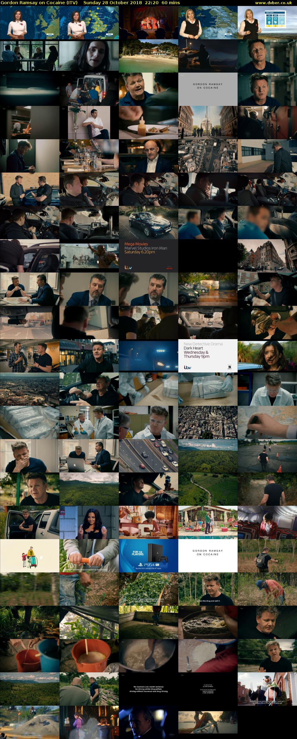 Gordon Ramsay on Cocaine (ITV) Sunday 28 October 2018 22:20 - 23:20