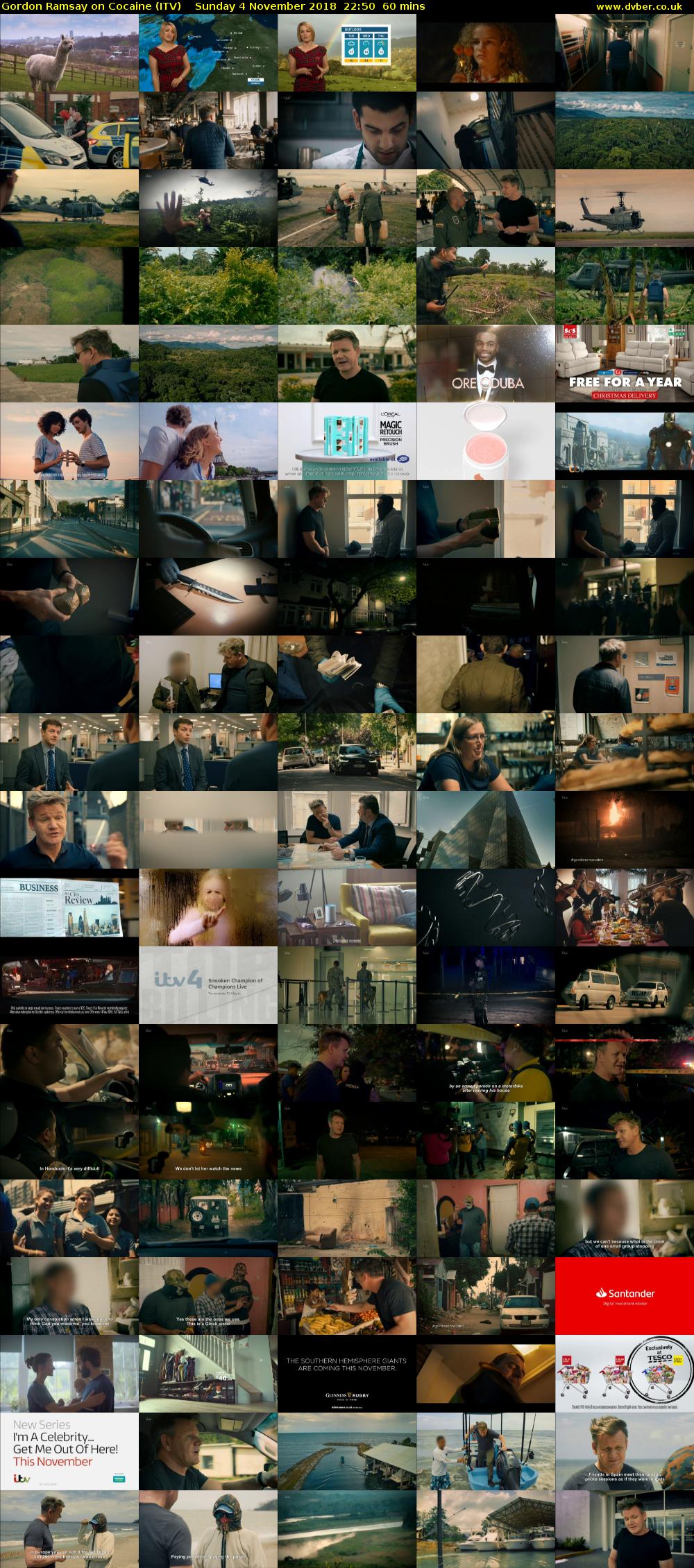 Gordon Ramsay on Cocaine (ITV) Sunday 4 November 2018 22:50 - 23:50