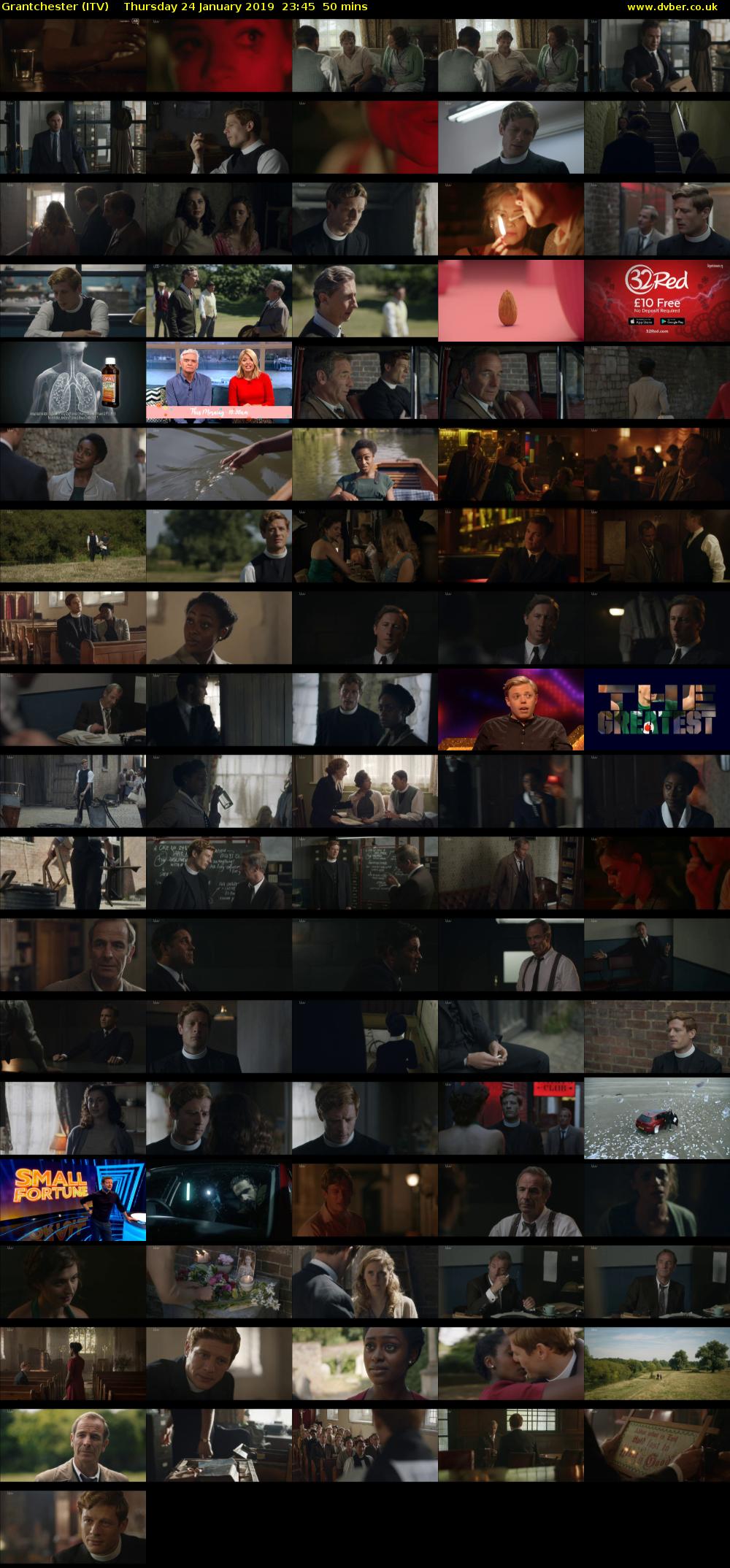 Grantchester (ITV) Thursday 24 January 2019 23:45 - 00:35