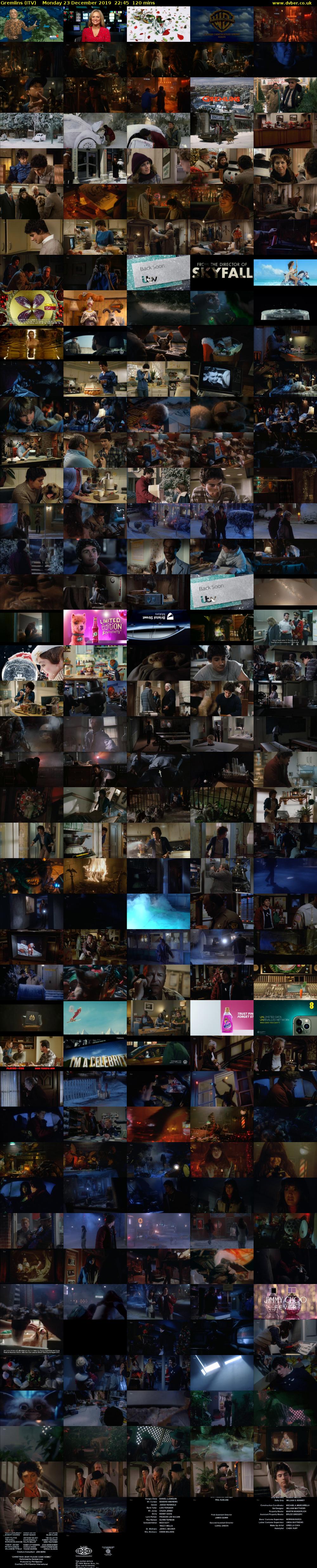 Gremlins (ITV) Monday 23 December 2019 22:45 - 00:45