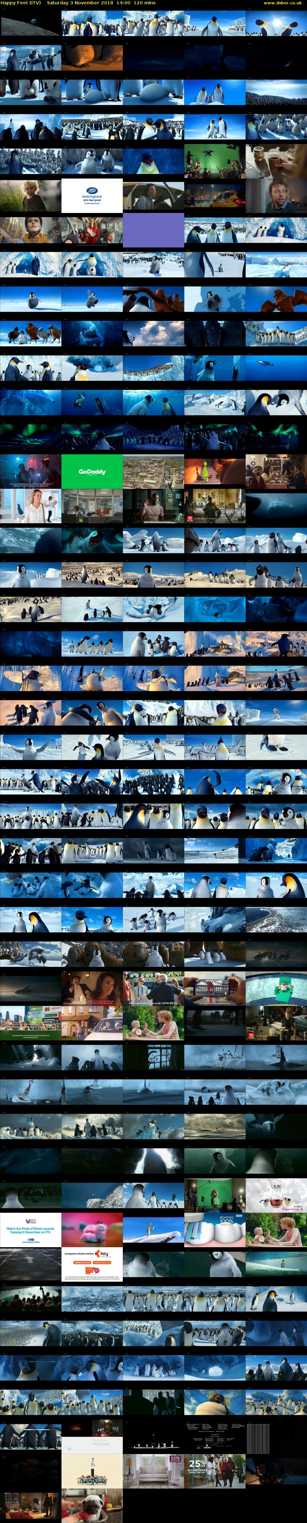 Happy Feet (ITV) Saturday 3 November 2018 14:00 - 16:00