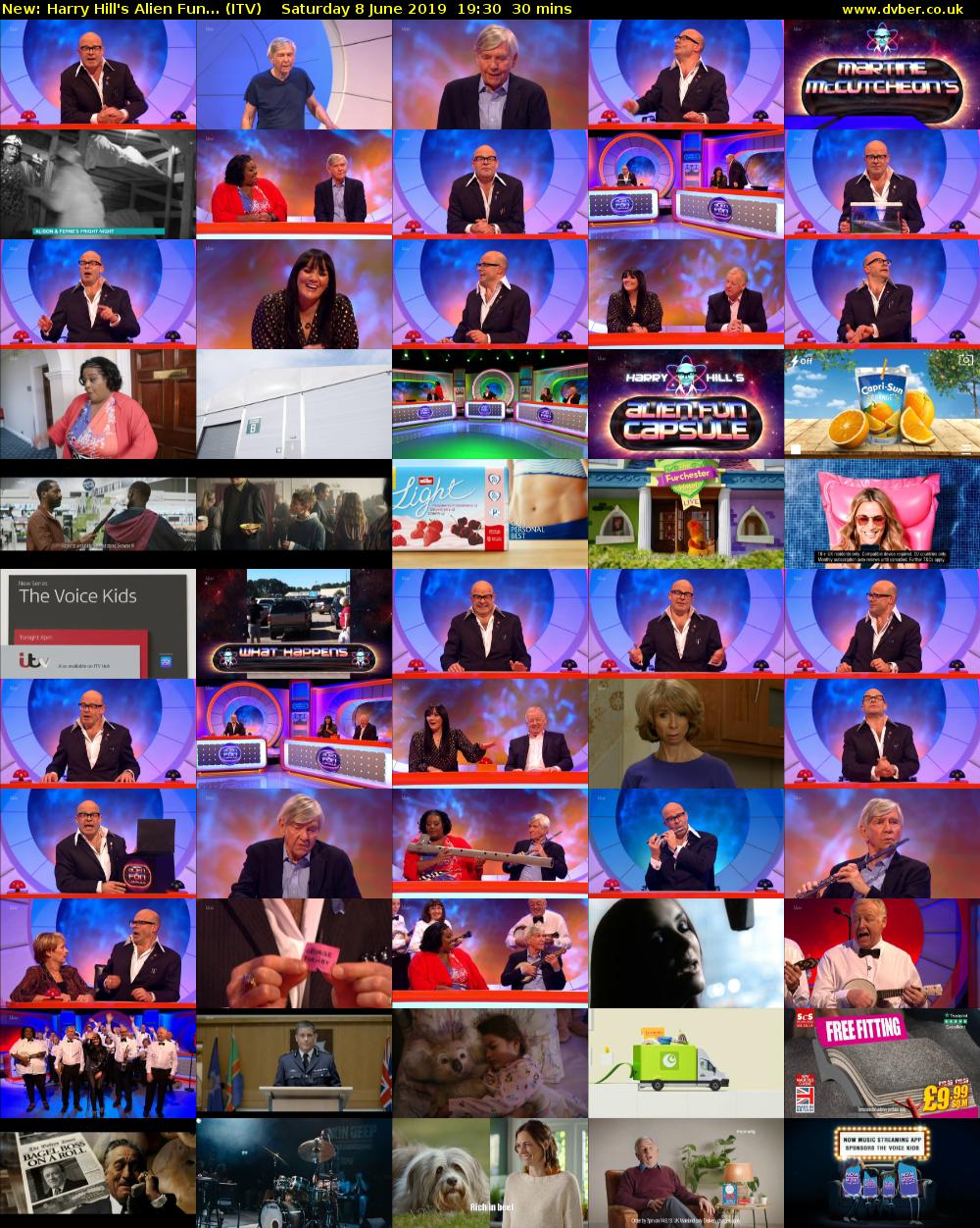 Harry Hill's Alien Fun... (ITV) Saturday 8 June 2019 19:30 - 20:00