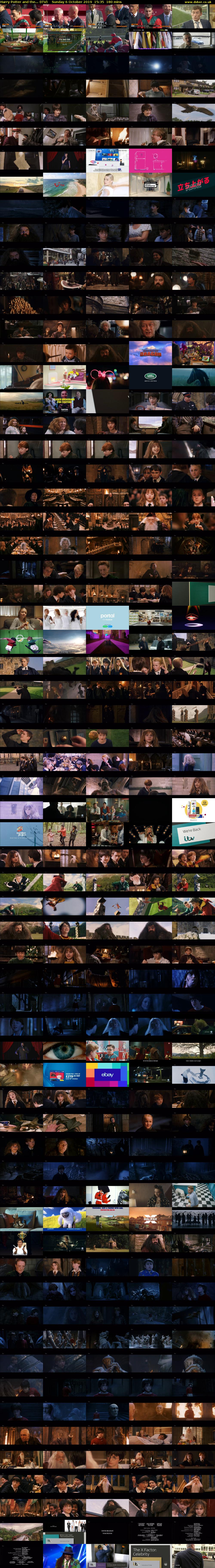 Harry Potter and the... (ITV) Sunday 6 October 2019 15:35 - 18:35