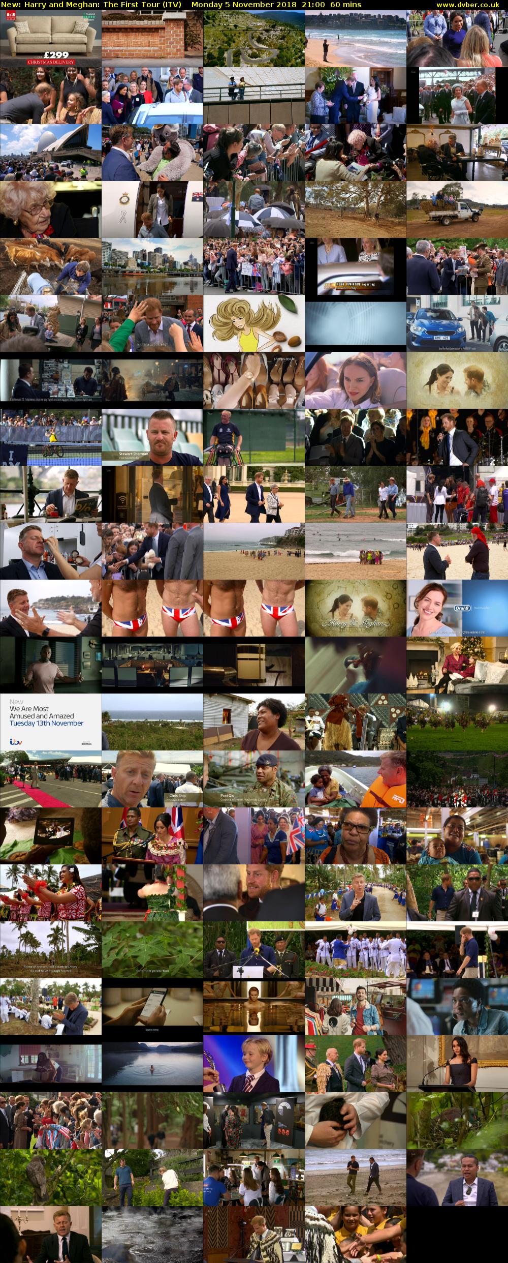 Harry and Meghan: The First Tour (ITV) Monday 5 November 2018 21:00 - 22:00