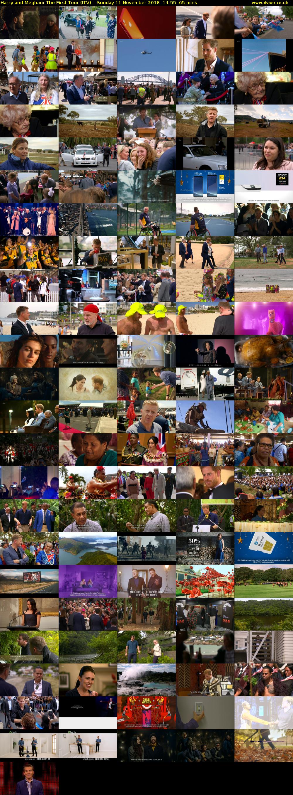 Harry and Meghan: The First Tour (ITV) Sunday 11 November 2018 14:55 - 16:00
