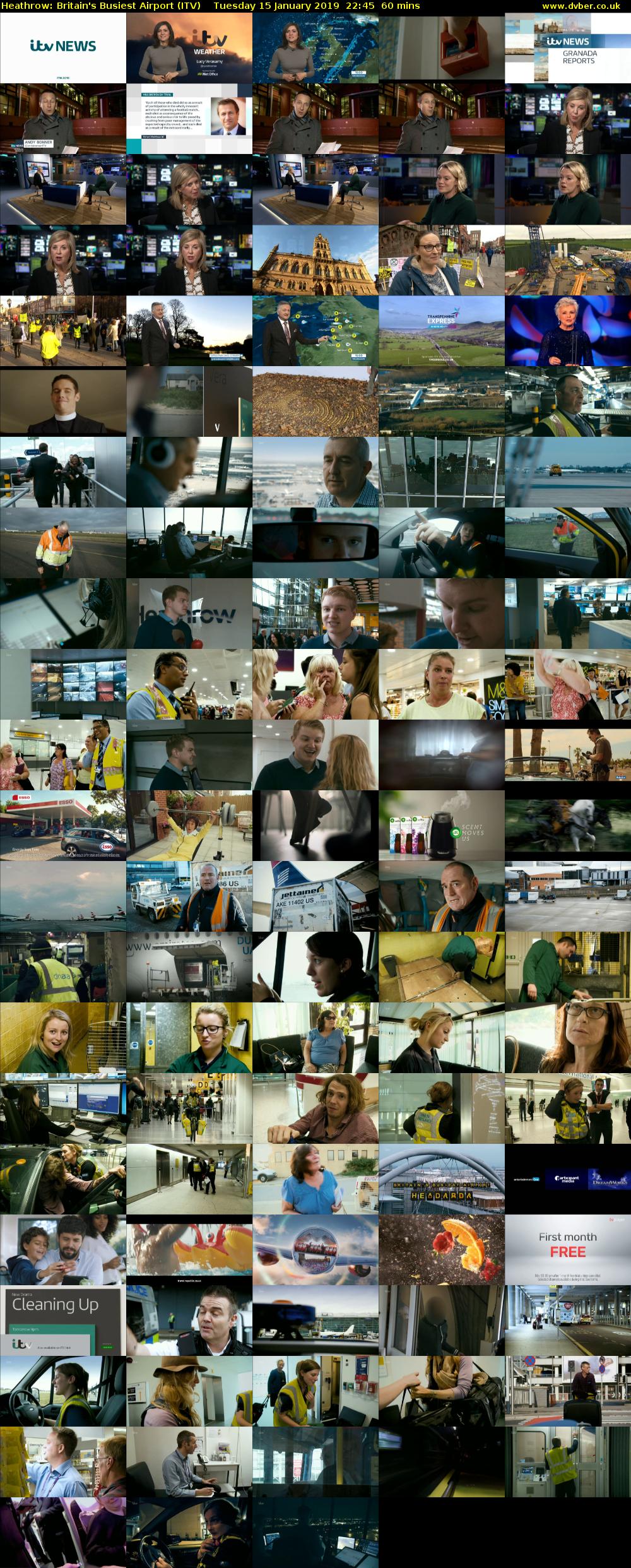 Heathrow: Britain's Busiest Airport (ITV) Tuesday 15 January 2019 22:45 - 23:45