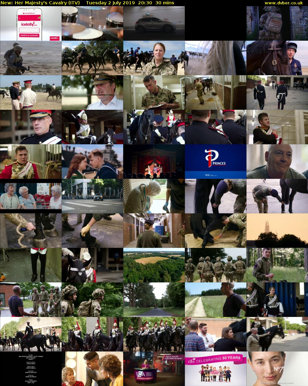 Her Majesty's Cavalry (ITV) Tuesday 2 July 2019 20:30 - 21:00