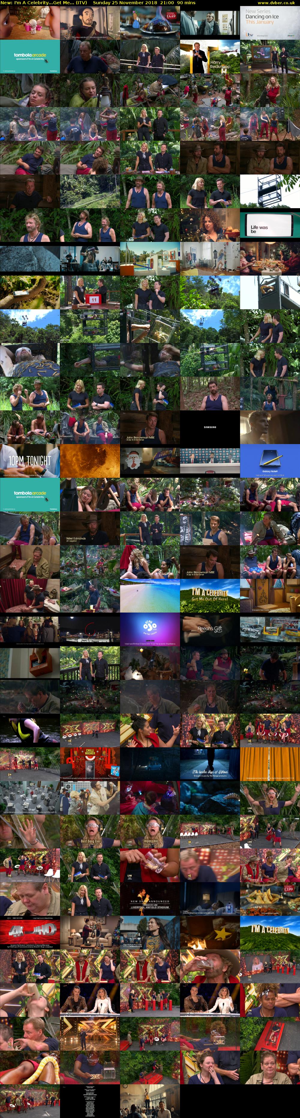 I'm A Celebrity...Get Me... (ITV) Sunday 25 November 2018 21:00 - 22:30