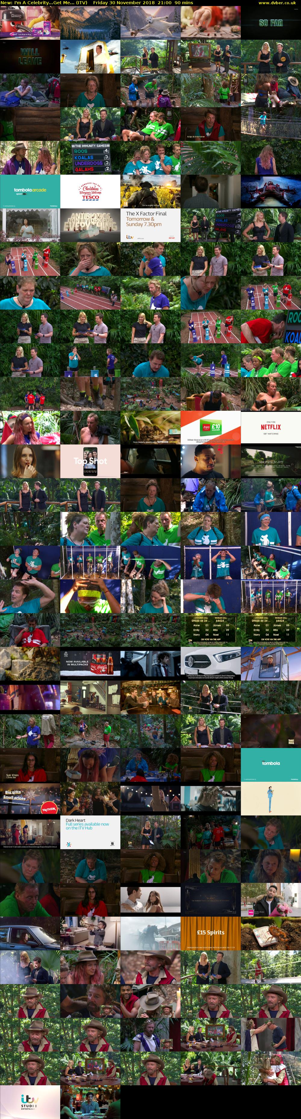 I'm A Celebrity...Get Me... (ITV) Friday 30 November 2018 21:00 - 22:30