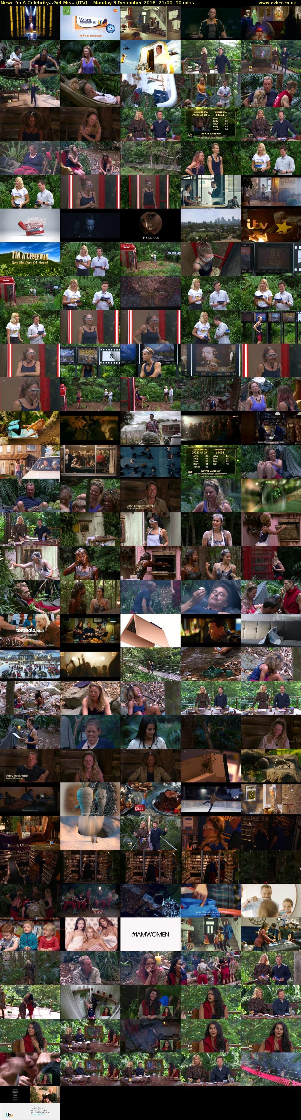 I'm A Celebrity...Get Me... (ITV) Monday 3 December 2018 21:00 - 22:30