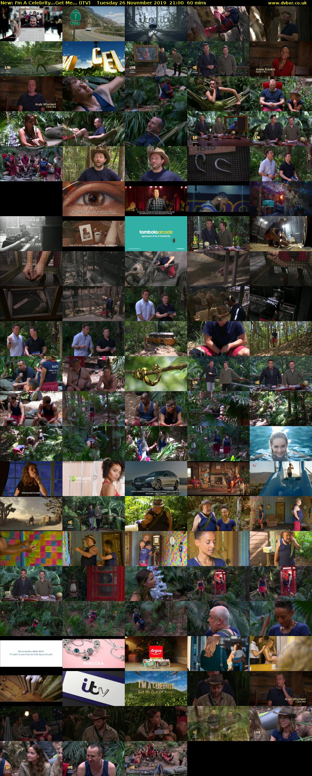 I'm A Celebrity...Get Me... (ITV) Tuesday 26 November 2019 21:00 - 22:00