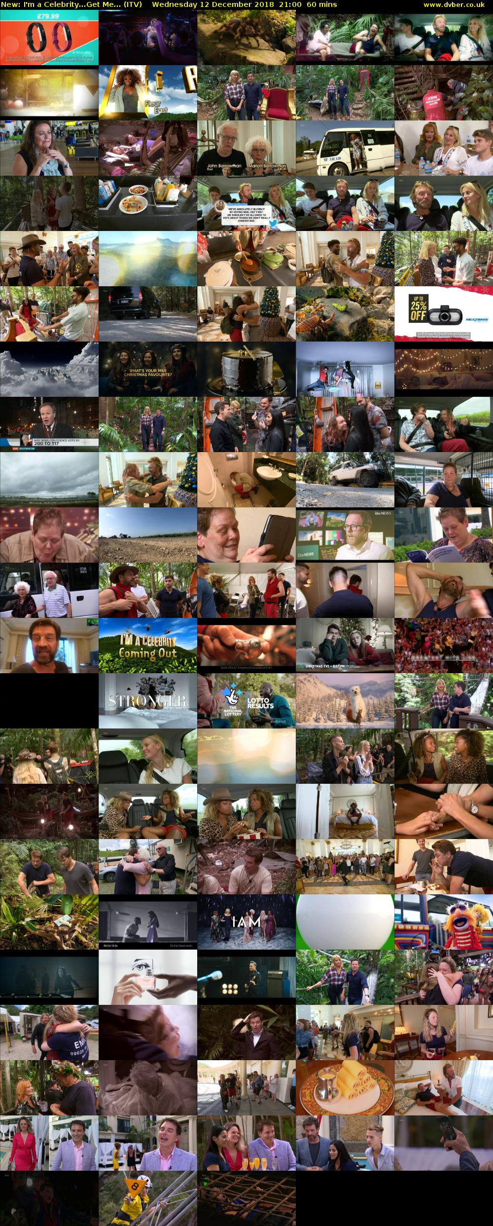 I'm a Celebrity...Get Me... (ITV) Wednesday 12 December 2018 21:00 - 22:00