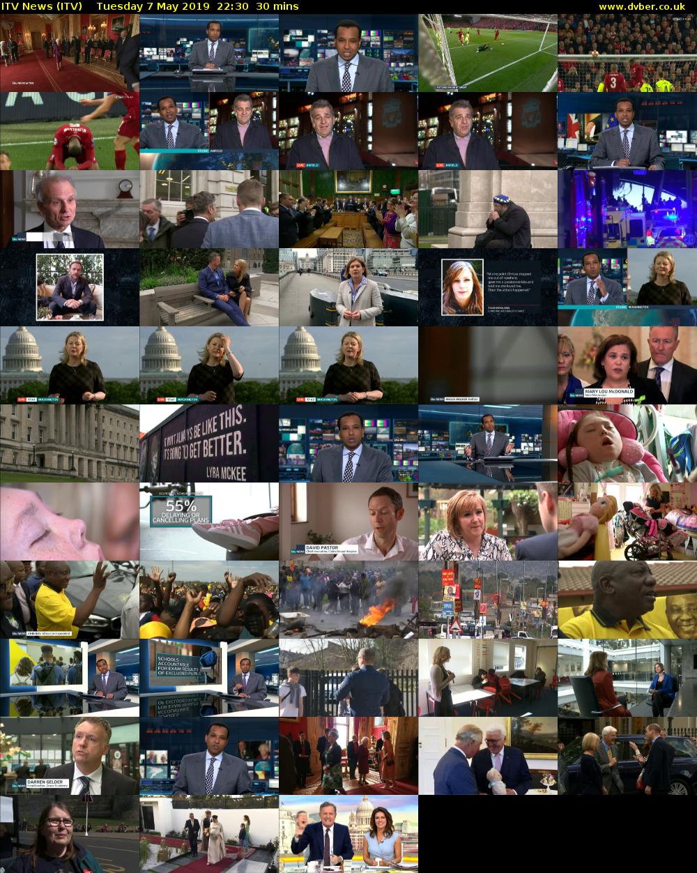 ITV News (ITV) Tuesday 7 May 2019 22:30 - 23:00